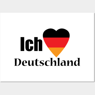 Ich liebe Deutschland/ I love Germany Posters and Art